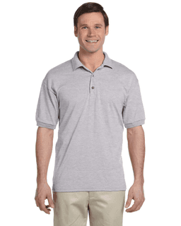 Sample of Gildan G880 - Adult 6 oz. 50/50 Jersey Polo in SPORT GREY from side front