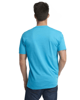 Sample of Next Level N6210 - Men's CVC Crew in BONDI BLUE from side back