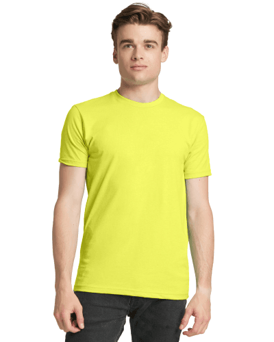 Sample of Next Level N6210 - Men's CVC Crew in NEON YELLOW style