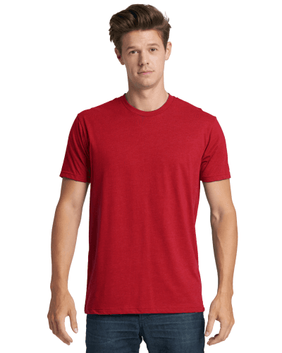 Sample of Next Level N6210 - Men's CVC Crew in RED style