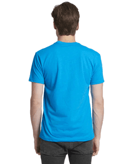 Sample of Next Level N6210 - Men's CVC Crew in TURQUOISE from side back