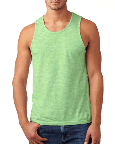 Sample of Next Level N6233 - Men's CVC Tank in APPLE GREEN style