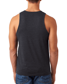 Sample of Next Level N6233 - Men's CVC Tank in CHARCOAL from side back