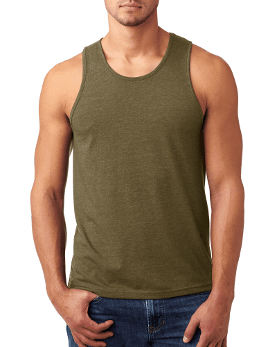 Sample of Next Level N6233 - Men's CVC Tank in MILITARY GREEN style