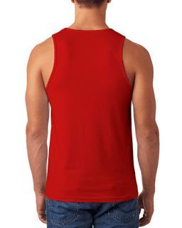 Sample of Next Level N6233 - Men's CVC Tank in RED from side back