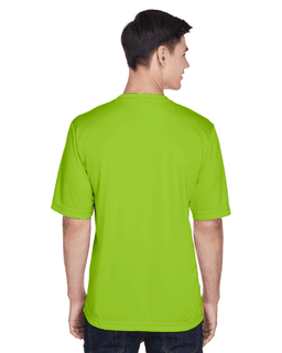 Sample of Team 365 TT11 - Men's Zone Performance T-Shirt in ACID GREEN from side back