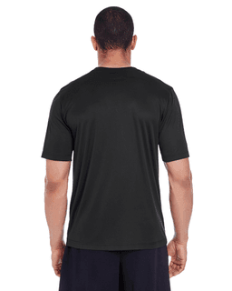 Sample of Team 365 TT11 - Men's Zone Performance T-Shirt in BLACK from side back