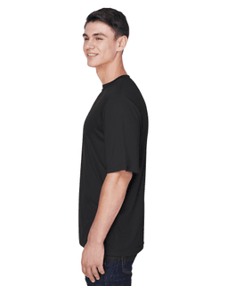 Sample of Team 365 TT11 - Men's Zone Performance T-Shirt in BLACK from side sleeveright