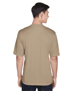 Sample of Team 365 TT11 - Men's Zone Performance T-Shirt in DESERT KHAKI from side back