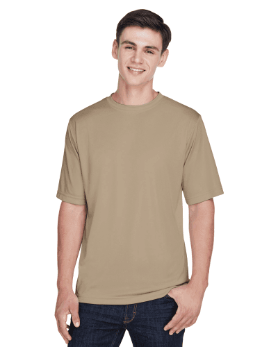 Sample of Team 365 TT11 - Men's Zone Performance T-Shirt in DESERT KHAKI style