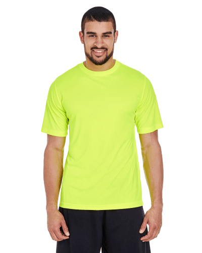 Sample of Team 365 TT11 - Men's Zone Performance T-Shirt in SAFETY YELLOW style