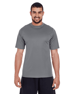 Sample of Team 365 TT11 - Men's Zone Performance T-Shirt in SPORT GRAPHITE from side front