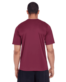 Sample of Team 365 TT11 - Men's Zone Performance T-Shirt in SPORT MAROON from side back