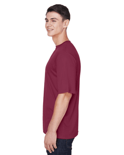 Sample of Team 365 TT11 - Men's Zone Performance T-Shirt in SPORT MAROON from side sleeveright