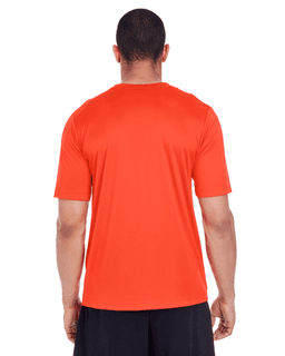 Sample of Team 365 TT11 - Men's Zone Performance T-Shirt in SPORT ORANGE from side back