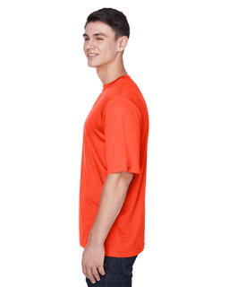 Sample of Team 365 TT11 - Men's Zone Performance T-Shirt in SPORT ORANGE from side sleeveright