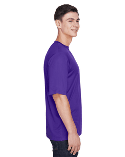 Sample of Team 365 TT11 - Men's Zone Performance T-Shirt in SPORT PURPLE from side sleeveleft