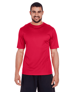 Sample of Team 365 TT11 - Men's Zone Performance T-Shirt in SPORT RED from side front