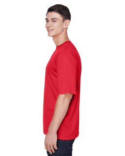 Sample of Team 365 TT11 - Men's Zone Performance T-Shirt in SPORT RED from side sleeveright