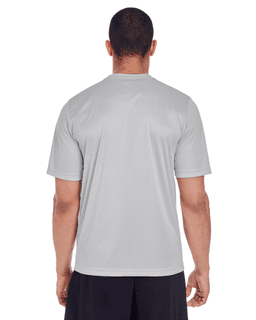 Sample of Team 365 TT11 - Men's Zone Performance T-Shirt in SPORT SILVER from side back