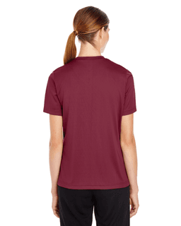 Sample of Team 365 TT11W - Ladies' Zone Performance T-Shirt in SPORT MAROON from side back