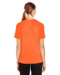 Sample of Team 365 TT11W - Ladies' Zone Performance T-Shirt in SPORT ORANGE from side back