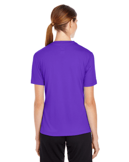 Sample of Team 365 TT11W - Ladies' Zone Performance T-Shirt in SPORT PURPLE from side back