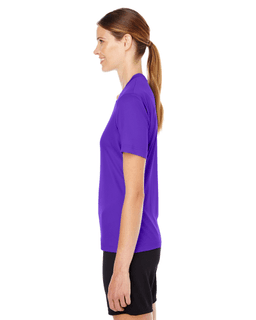 Sample of Team 365 TT11W - Ladies' Zone Performance T-Shirt in SPORT PURPLE from side sleeveright