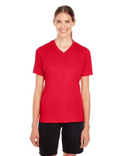 Sample of Team 365 TT11W - Ladies' Zone Performance T-Shirt in SPORT RED style