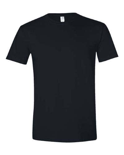 Sample of SoftStyle T-Shirt in Black style