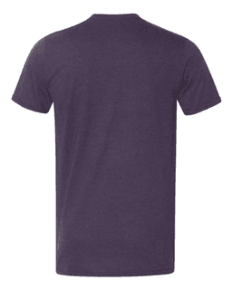 Sample of SoftStyle T-Shirt in Blackberry from side back