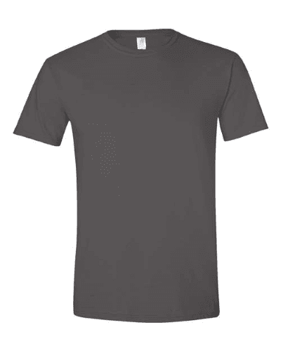 Sample of SoftStyle T-Shirt in Charcoal style