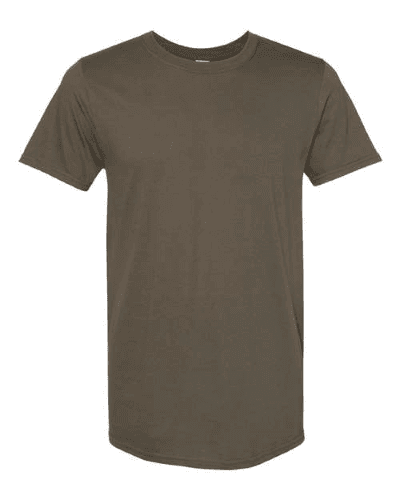 Sample of SoftStyle T-Shirt in Olive style