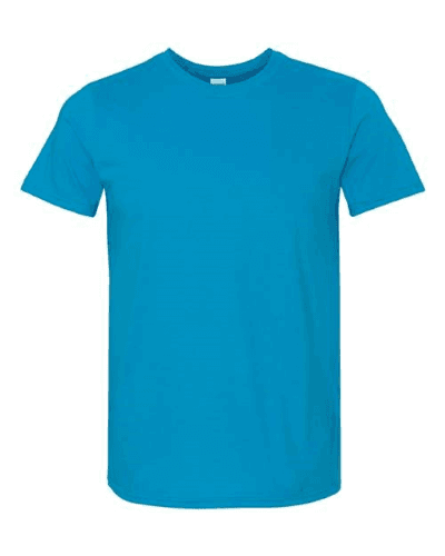 Sample of SoftStyle T-Shirt in Sapphire style