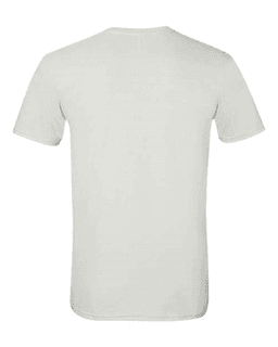 Sample of SoftStyle T-Shirt in White from side back