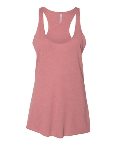 Sample of Women's Triblend Racerback Tank in Mauve Triblend style