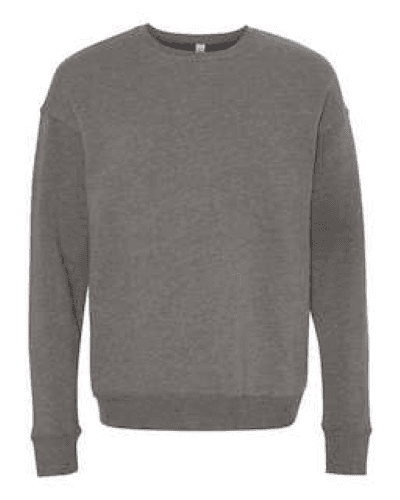 Sample of Unisex Drop Shoulder Sweatshirt in DeepHeather style