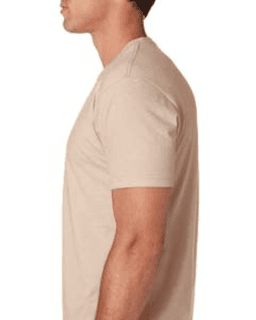 Sample of Next Level N6210 - Men's CVC Crew in CREAM from side sleeveleft