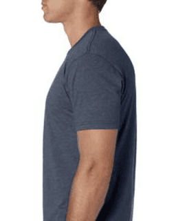 Sample of Next Level N6210 - Men's CVC Crew in INDIGO from side sleeveleft