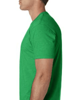 Sample of Next Level N6210 - Men's CVC Crew in KELLY GREEN from side sleeveleft