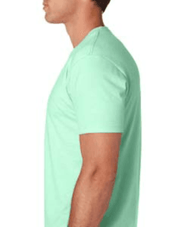 Sample of Next Level N6210 - Men's CVC Crew in MINT from side sleeveleft