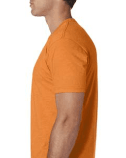 Sample of Next Level N6210 - Men's CVC Crew in ORANGE from side sleeveleft