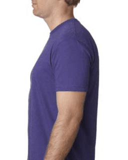 Sample of Next Level N6210 - Men's CVC Crew in PURPLE RUSH from side sleeveleft