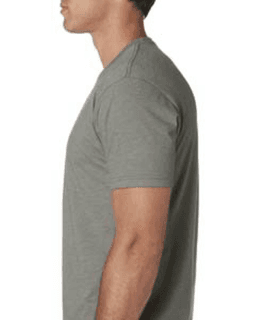 Sample of Next Level N6210 - Men's CVC Crew in STONE GRAY from side sleeveleft