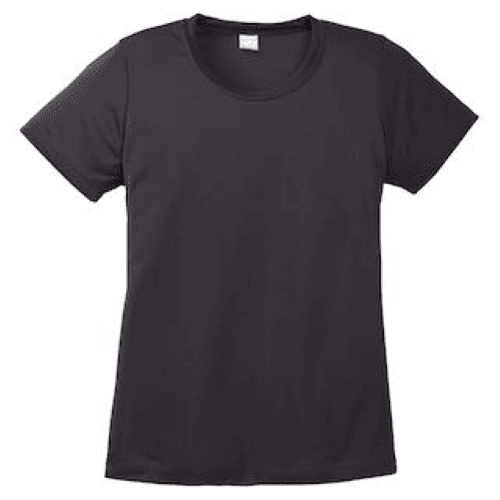 Sample of Sport Tek Ladies Competitor Tee in Iron Grey style