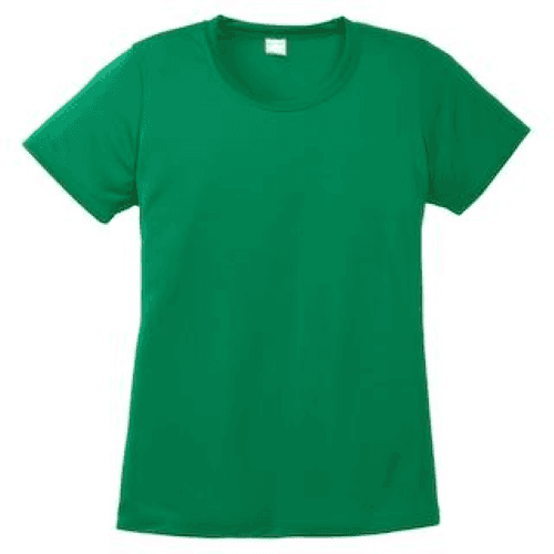 Sample of Sport Tek Ladies Competitor Tee in Kelly Green style