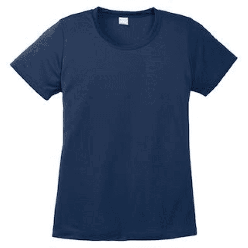 Sample of Sport Tek Ladies Competitor Tee in True Navy style