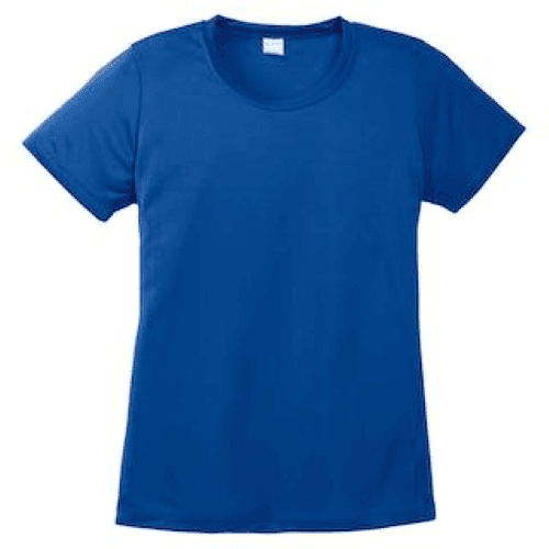 Sample of Sport Tek Ladies Competitor Tee in True Royal style