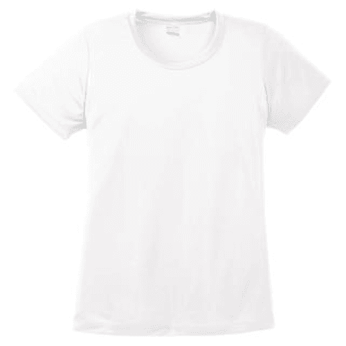 Sample of Sport Tek Ladies Competitor Tee in White style