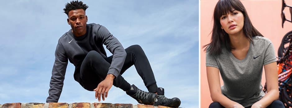 Athlete models for Nike sporting rad technical apparel